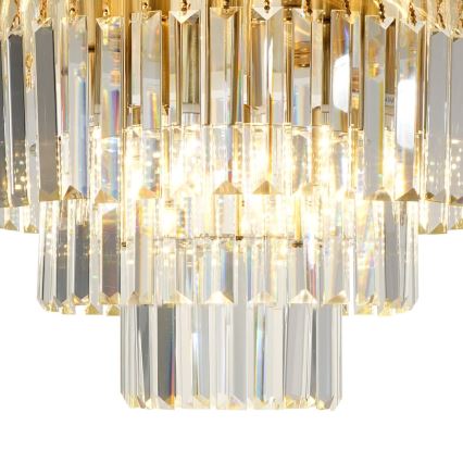 Loftlampe MILANO 6xE14/40W/230V guldfarvet