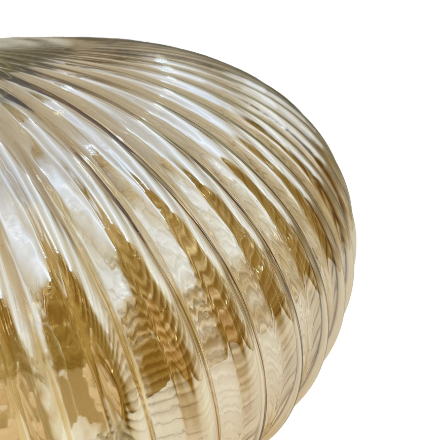 Loftlampe MILOU WOOD 1xE27/15W/230V eg/røgbeige Ø 29 cm