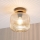 Loftlampe MILOU WOOD 1xE27/15W/230V eg/røget beige Ø 20 cm