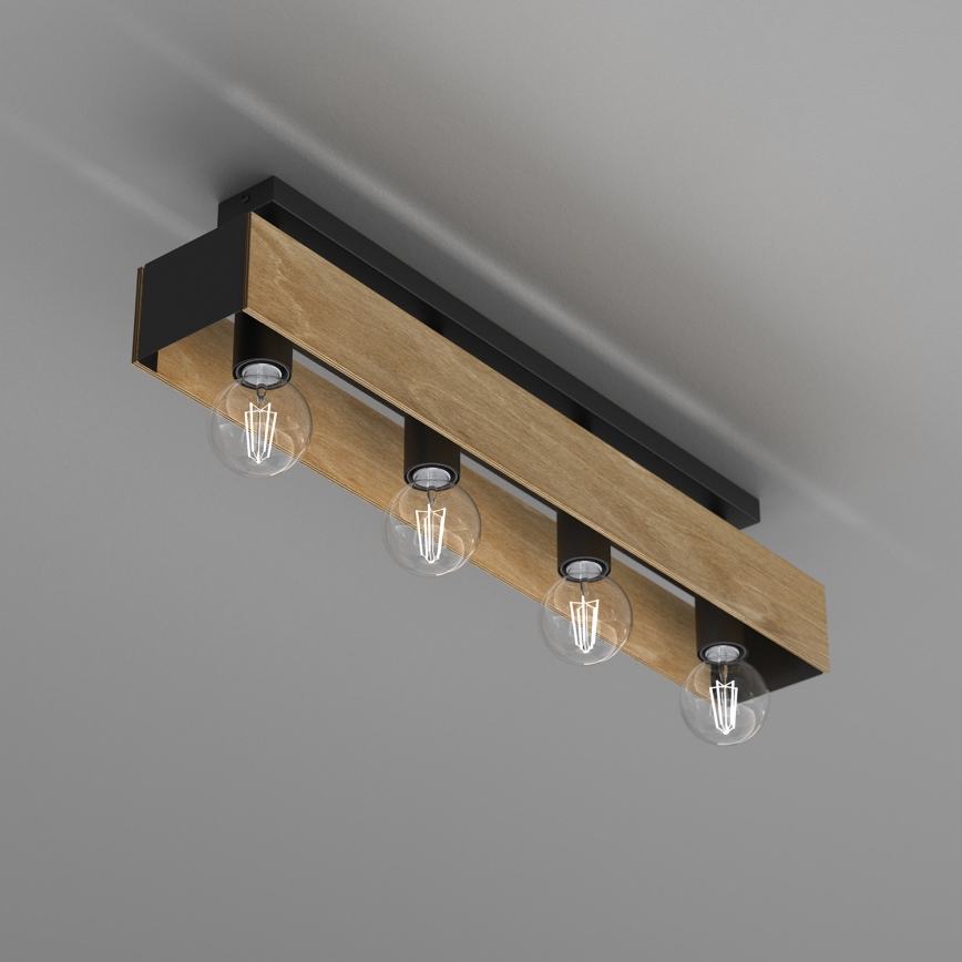 Loftlampe MILUZA 4xE27/15W/230V
