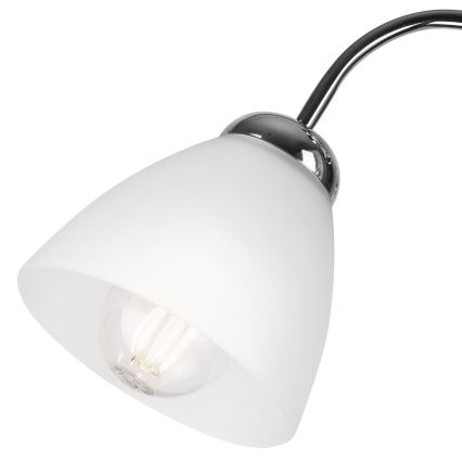 Loftlampe MIRANDA 3xE27/60W/230V skinnende krom