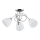 Loftlampe MODENA 3xE27/60W/230V skinnende krom/hvid