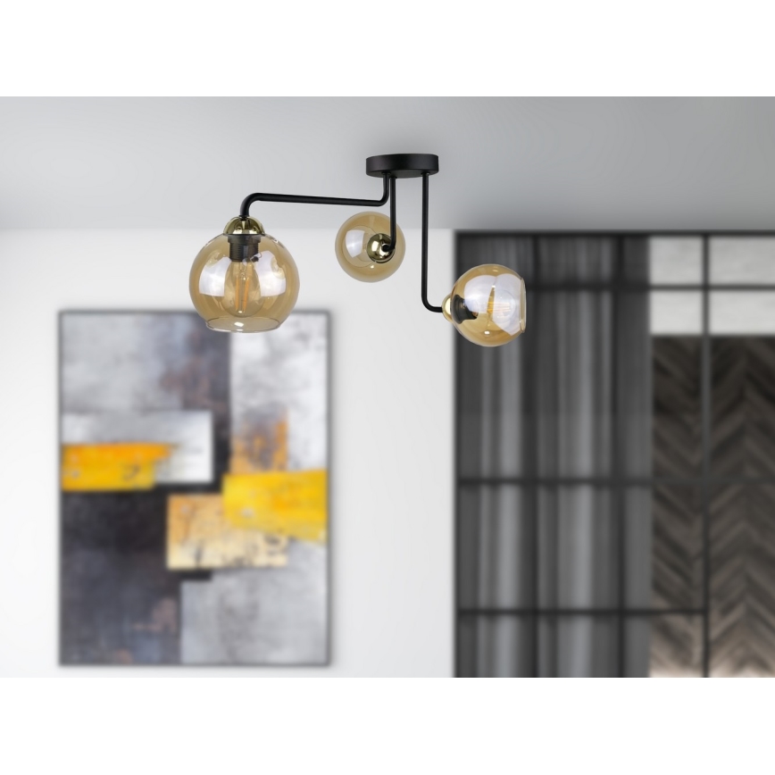 Loftlampe MONDE GOLD 3xE27/60W/230V