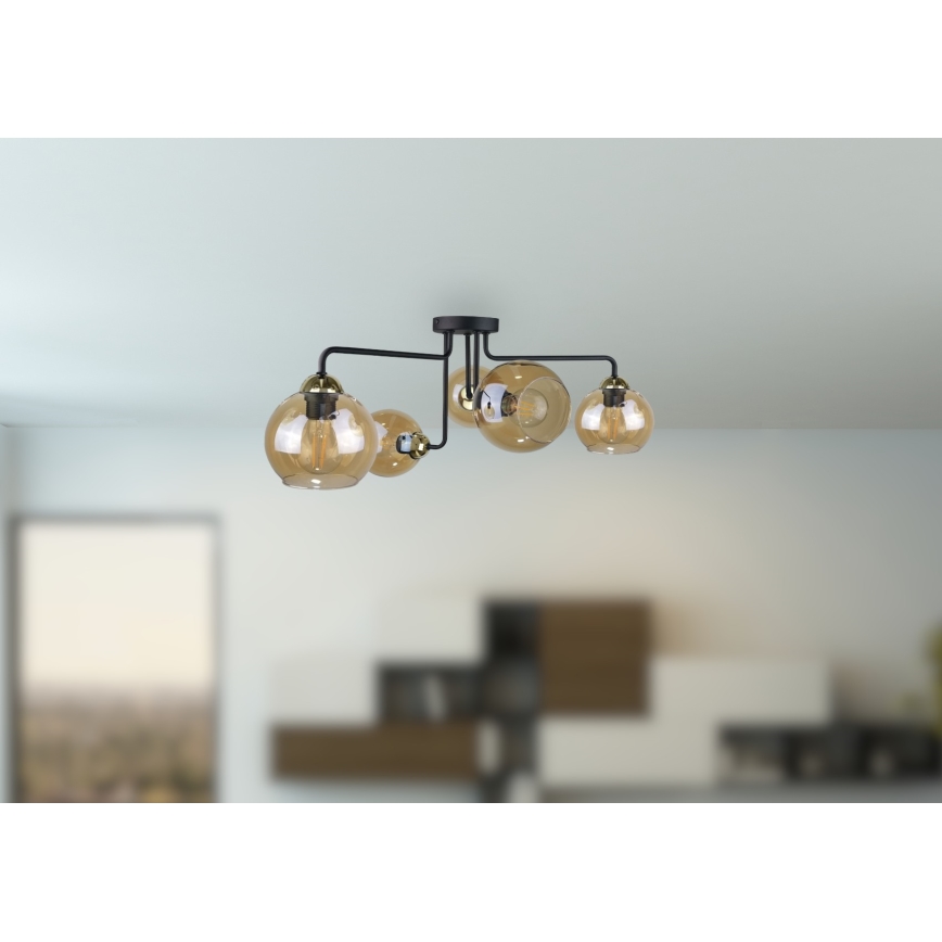 Loftlampe MONDE GOLD 5xE27/60W/230V