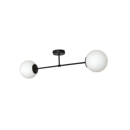 Loftlampe MOON 2xE27/15W/230V sort