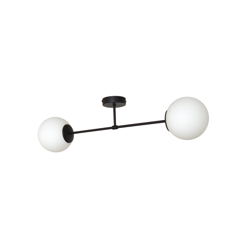 Loftlampe MOON 2xE27/15W/230V sort