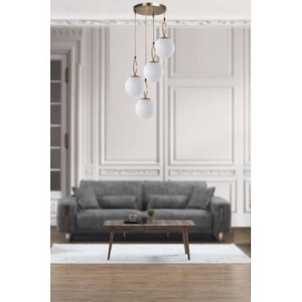 Loftlampe på kabel MORINO 4xE27/60W/230V