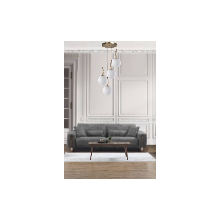 Loftlampe på kabel MORINO 4xE27/60W/230V