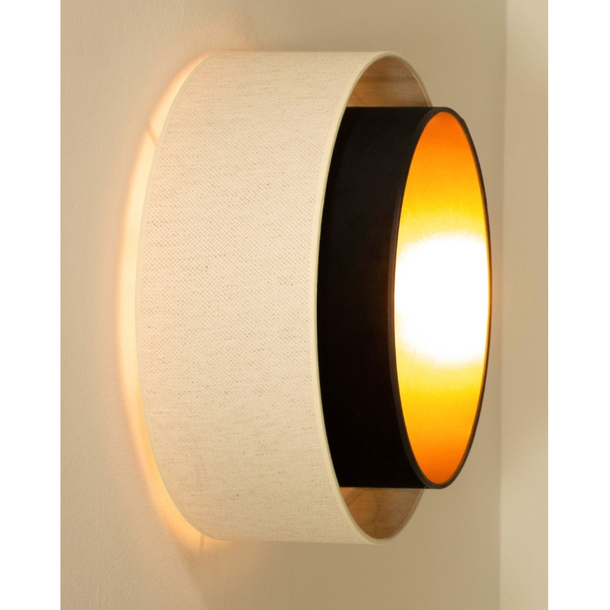 Loftlampe NATIA 1xE27/60W/230V hvid/sort