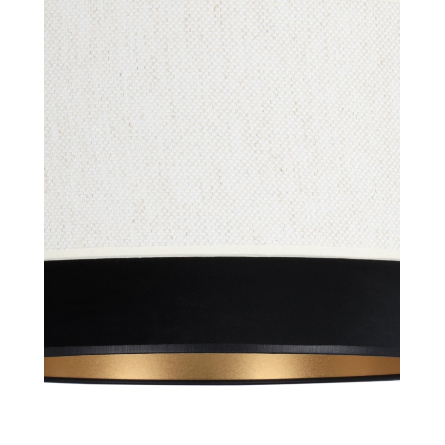 Loftlampe NATIA 1xE27/60W/230V hvid/sort