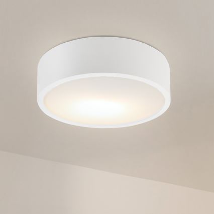 Loftlampe NATURAL 1xE27/15W/230V Ø 27,5 cm fyrretræ/hvid