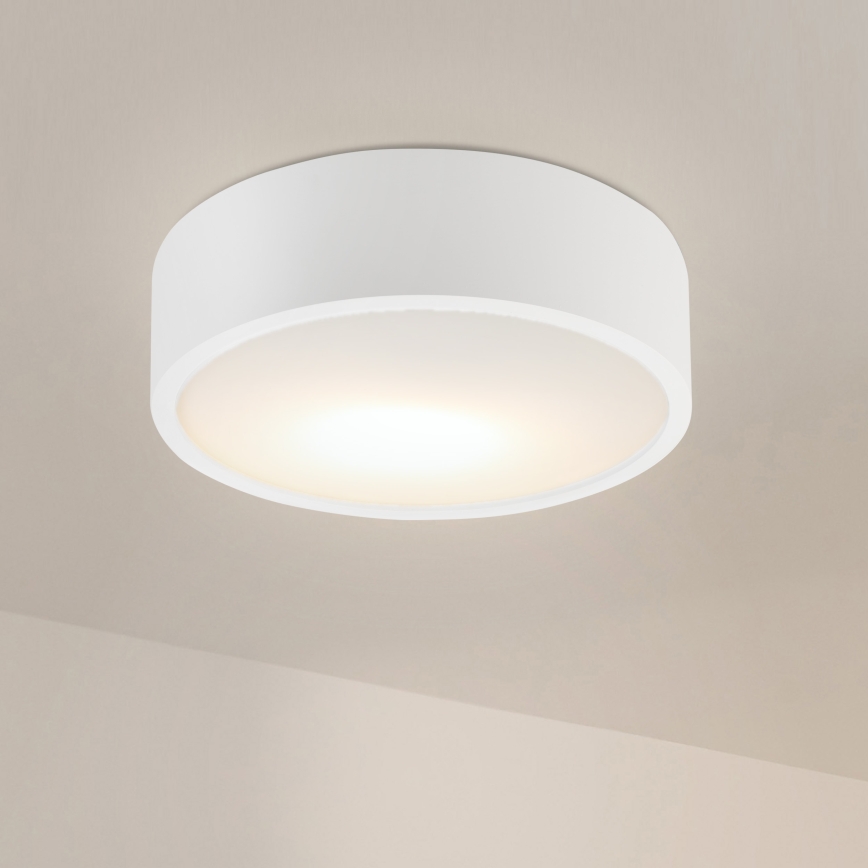 Loftlampe NATURAL 1xE27/15W/230V Ø 27,5 cm fyrretræ/hvid