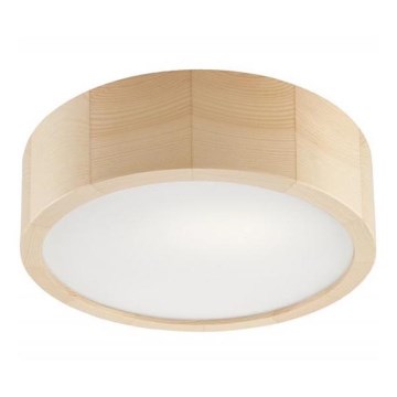 Loftlampe NATURAL 1xE27/60W/230V Ø 27,5 cm i fyrretræ