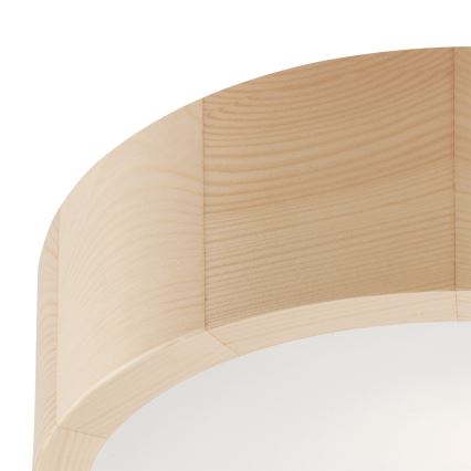 Loftlampe NATURAL 1xE27/60W/230V Ø 27,5 cm i fyrretræ