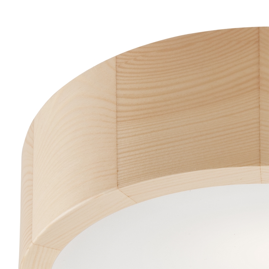 Loftlampe NATURAL 1xE27/60W/230V ø 27 cm fyrretræ