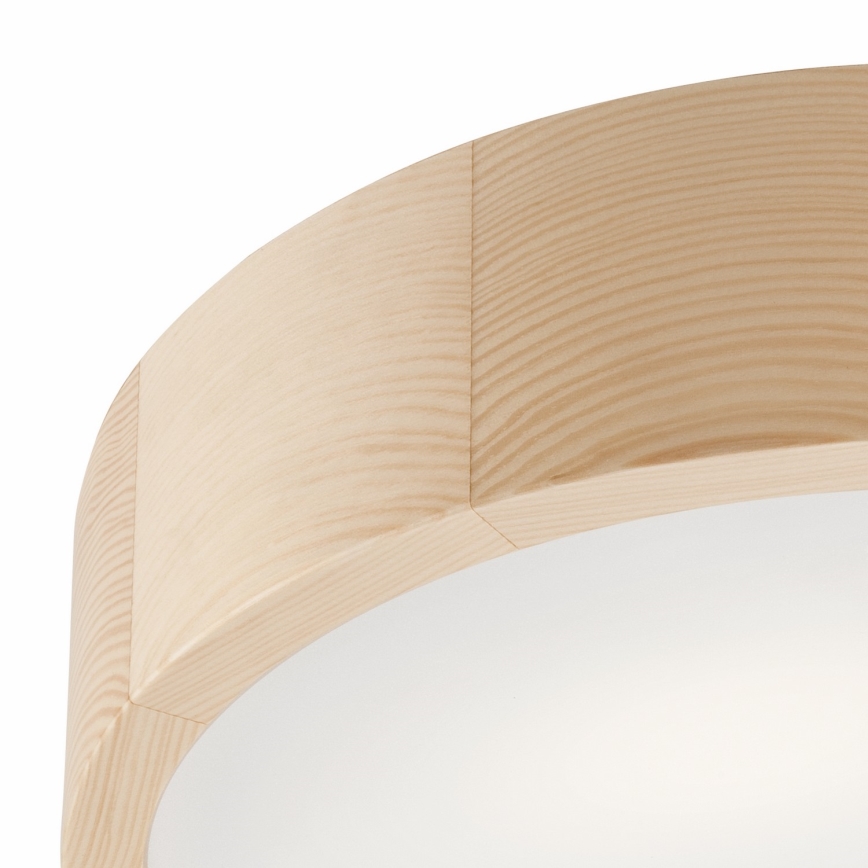 Loftlampe NATURAL 2xE27/60W/230V ø 37 cm fyrretræ