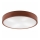 Loftlampe NATURAL 4xE27/60W/230V ø 57,5 cm fyrretræ/brun