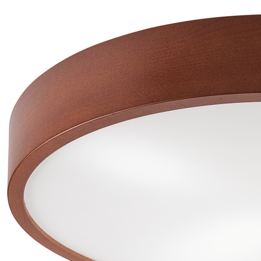 Loftlampe NATURAL 4xE27/60W/230V ø 57,5 cm fyrretræ/brun