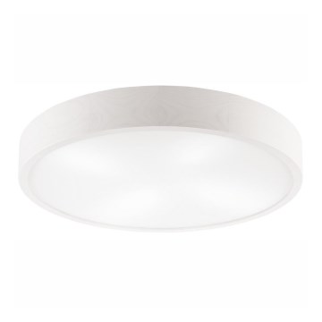 Loftlampe NATURAL 4xE27/60W/230V ø 57,5 cm hvid/fyrretræ