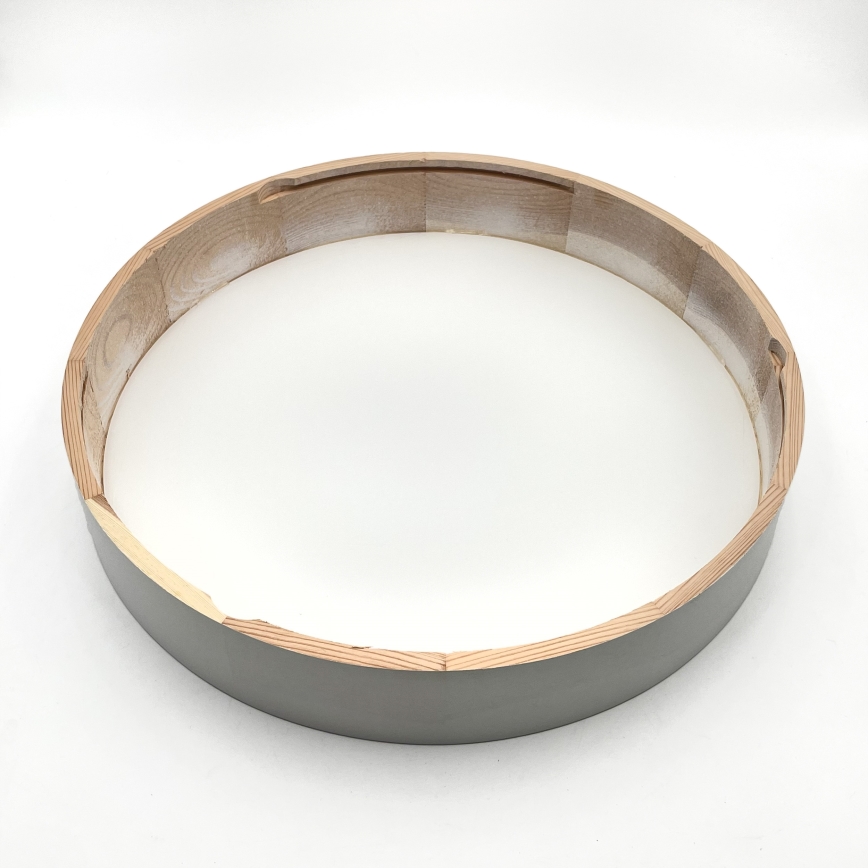 Loftlampe NATURAL 5xE27/15W/230V Ø 47,5 cm fyrretræ/hvid