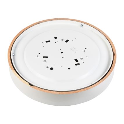 Loftlampe NATURAL 5xE27/15W/230V Ø 47,5 cm fyrretræ/hvid