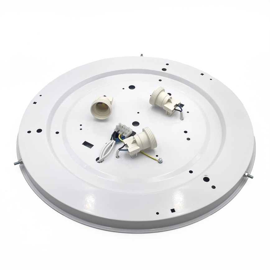 Loftlampe NATURAL 5xE27/15W/230V Ø 47,5 cm fyrretræ/hvid