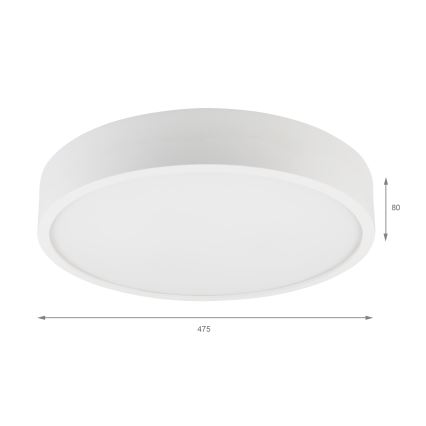 Loftlampe NATURAL 5xE27/15W/230V Ø 47,5 cm fyrretræ/hvid