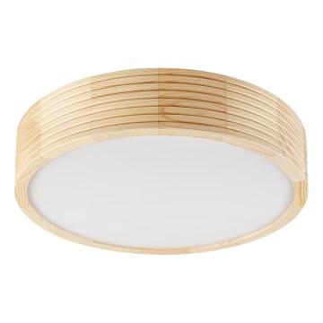 Loftlampe NATURAL MODERN 2xE27/15W/230V Ø 37,5 cm fyrretræ