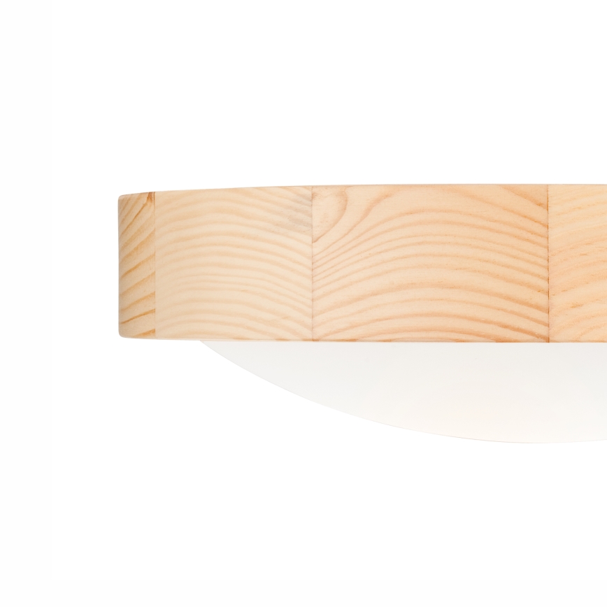 Loftlampe NATURAL SLIM 1xE27/60W/230V diam. 27 cm fyrretræ