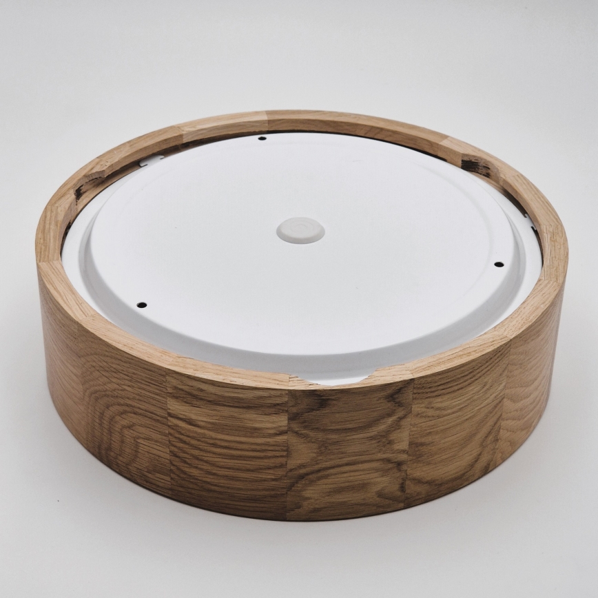 Loftlampe til badeværelse OAK 2xE27/15W/230V IP54 eg ø 27 cm