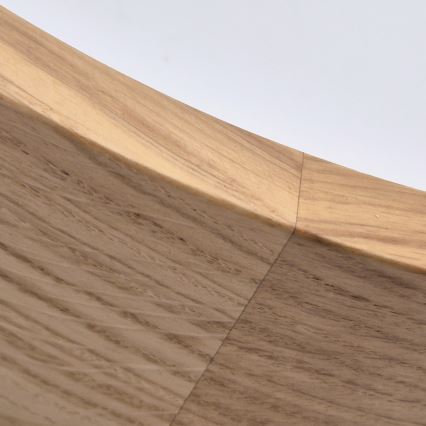 Badeværelsesloftlampe OAK 2xE27/15W/230V IP54 eg Ø 27 cm