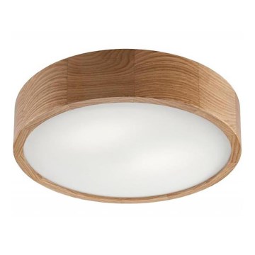Loftlampe OAK 2xE27/60W/230V eg 37,5 cm i egetræ