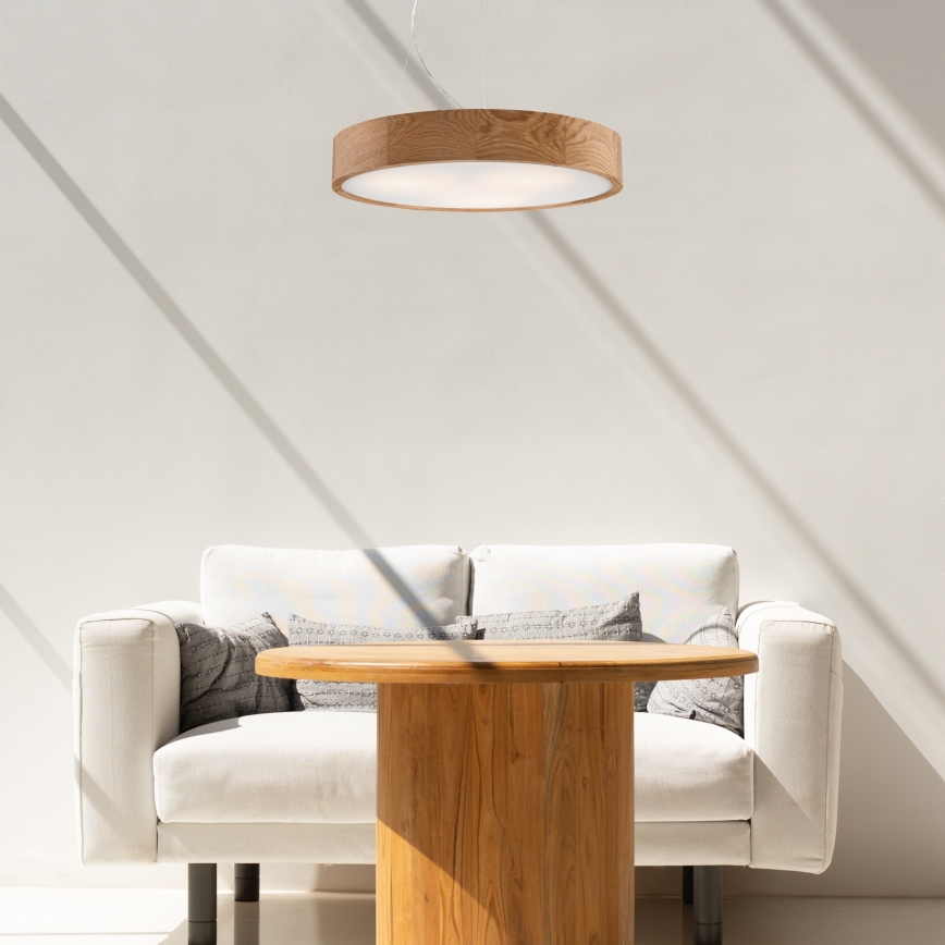 Loftlampe på kabel OAK 3xE27/60W/230V eg ? 47,5 cm