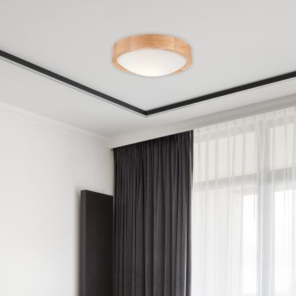 Loftlampe OAK SLIM 1xE27/60W/230V eg ø 27 cm