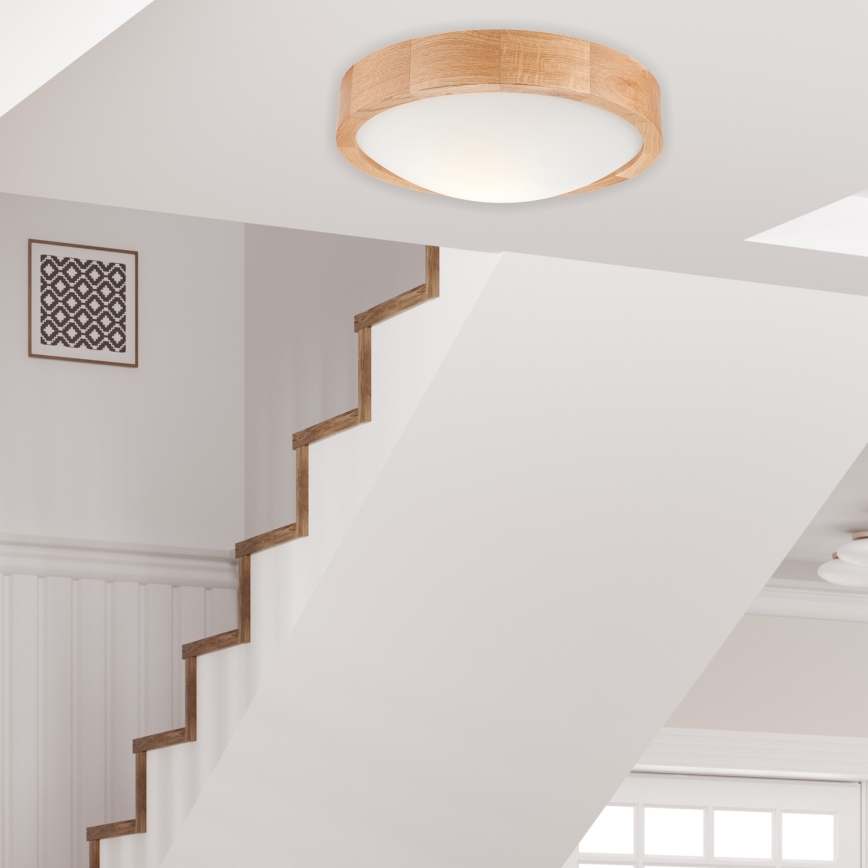 Loftlampe OAK SLIM 1xE27/60W/230V eg ø 27 cm