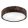 Loftlampe OAK SMOKY 2xE27/15W/230V ø 37,5 cm eg/mørkebrun