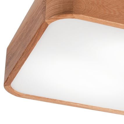 Loftlampe OAK SQUARE 2xE27/15W/230V 35x35 cm eg