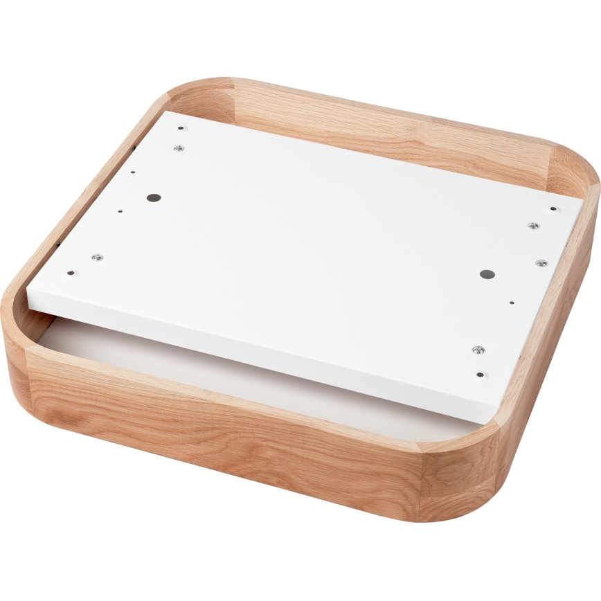 Loftlampe OAK SQUARE 4xE27/15W/230V 45x45 cm eg