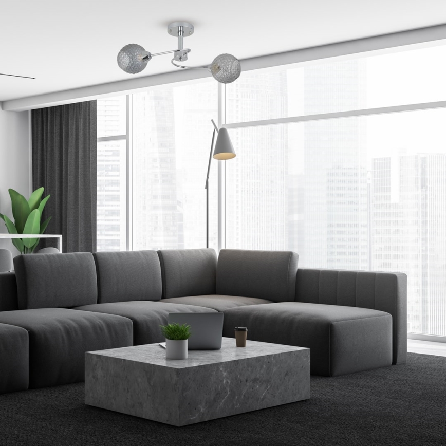 Loftlampe OAKLAND 2xE27/60W/230V