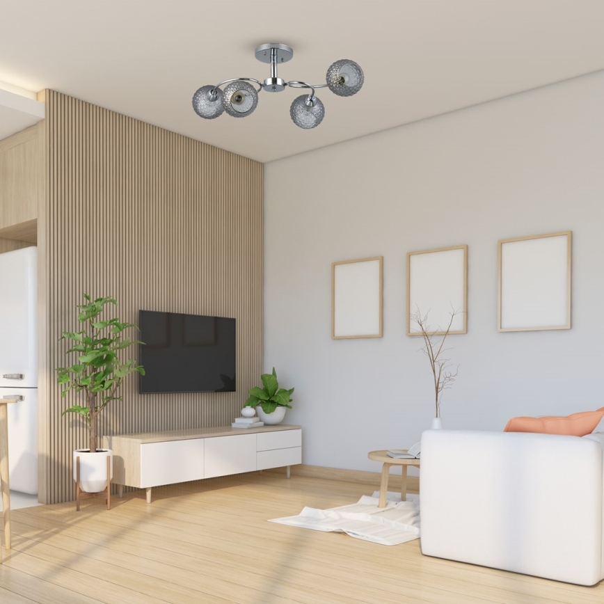 Loftlampe OAKLAND 4xE27/60W/230V