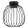 Loftlampe OVELLA 1xGX53/10W/230V Ø 25 cm sort