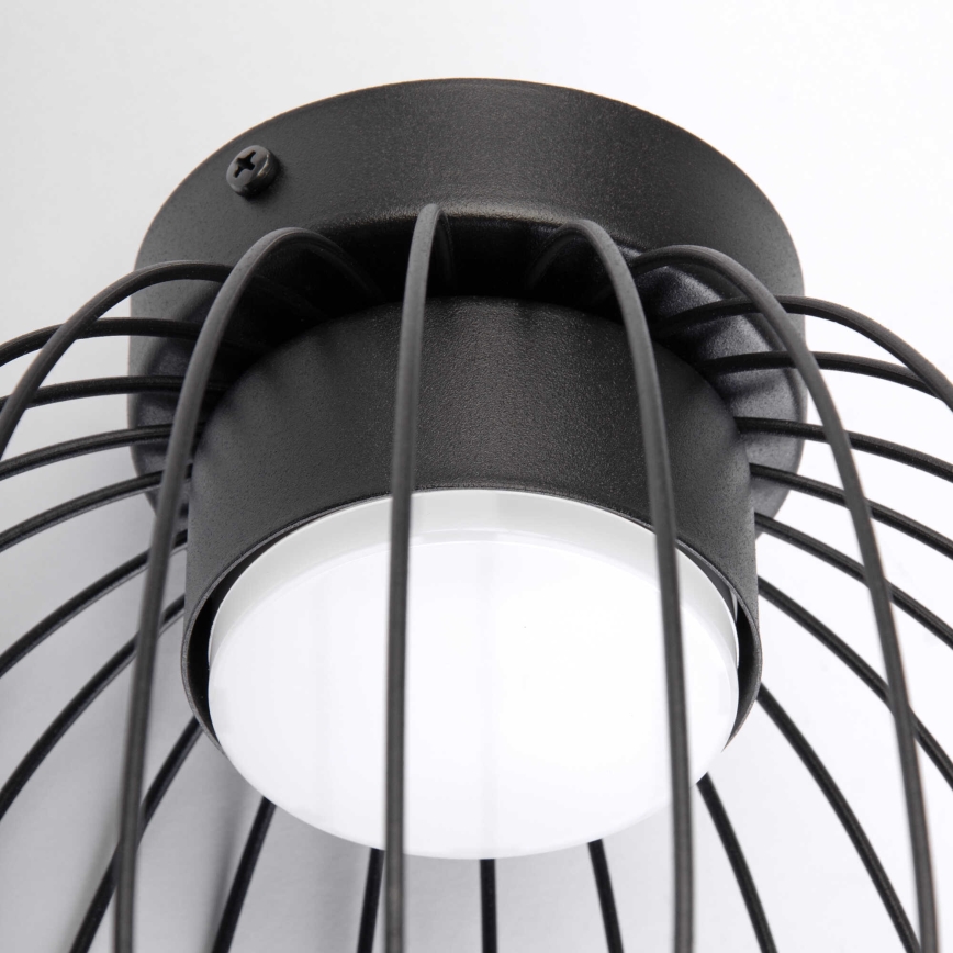 Loftlampe OVELLA 1xGX53/10W/230V Ø 25 cm sort