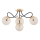 Loftlampe OXA 4xE14/10W/230V guldfarvet/sort