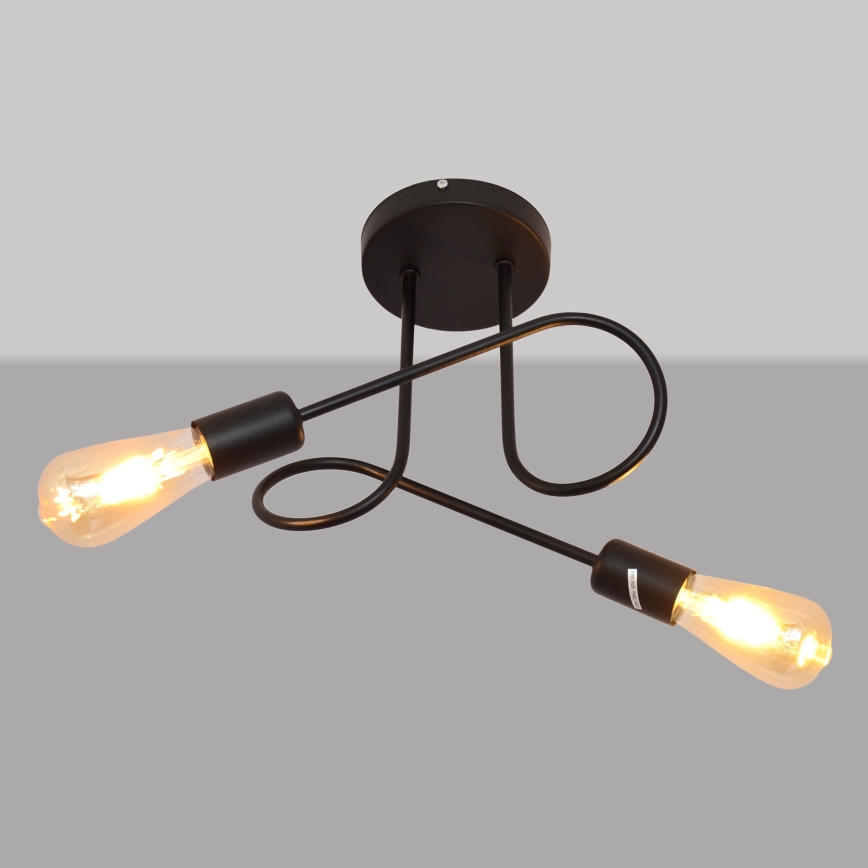 Loftlampe OXFORD 2xE27/15W/230V