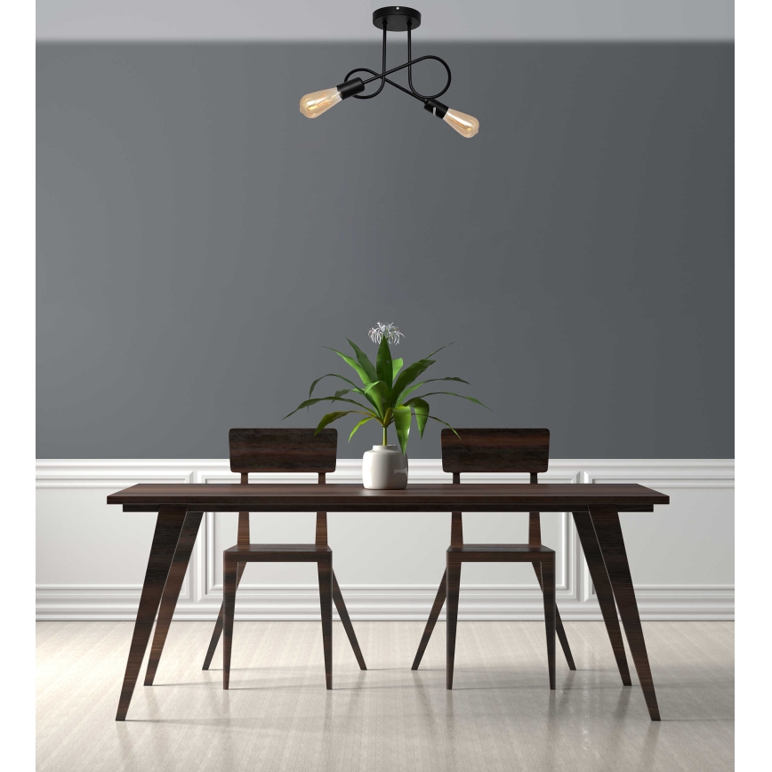 Loftlampe OXFORD 2xE27/15W/230V