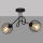 Loftlampe OXFORD 2xE27/15W/230V sort
