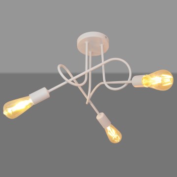 Loftlampe OXFORD 3xE27/15W/230V hvid