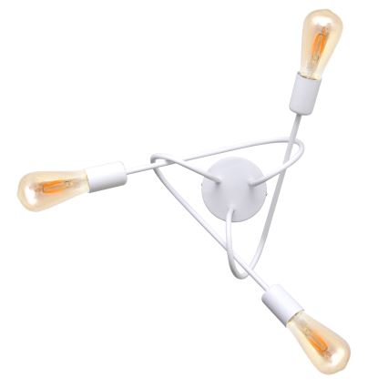 Loftlampe OXFORD 3xE27/15W/230V hvid