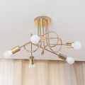 Loftlampe OXFORD 5xE27/15W/230V guld