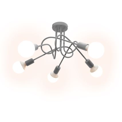 Loftlampe OXFORD 5xE27/15W/230V